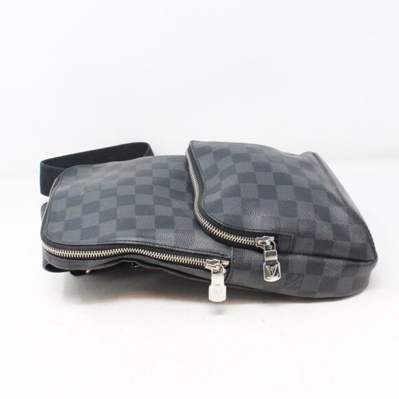 Louis Vuitton #GLDZU3 Damier Graphite Avenue Slingback Bag - Picture 3 of 8